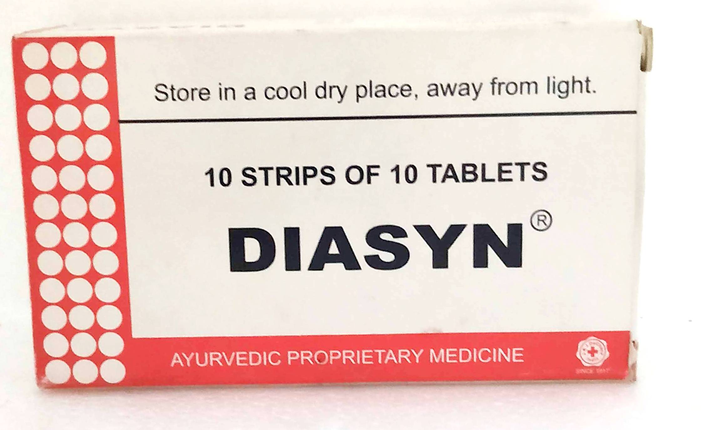 Shop Diasyn 10Tablets at price 14.00 from JJ Dechane Online - Ayush Care