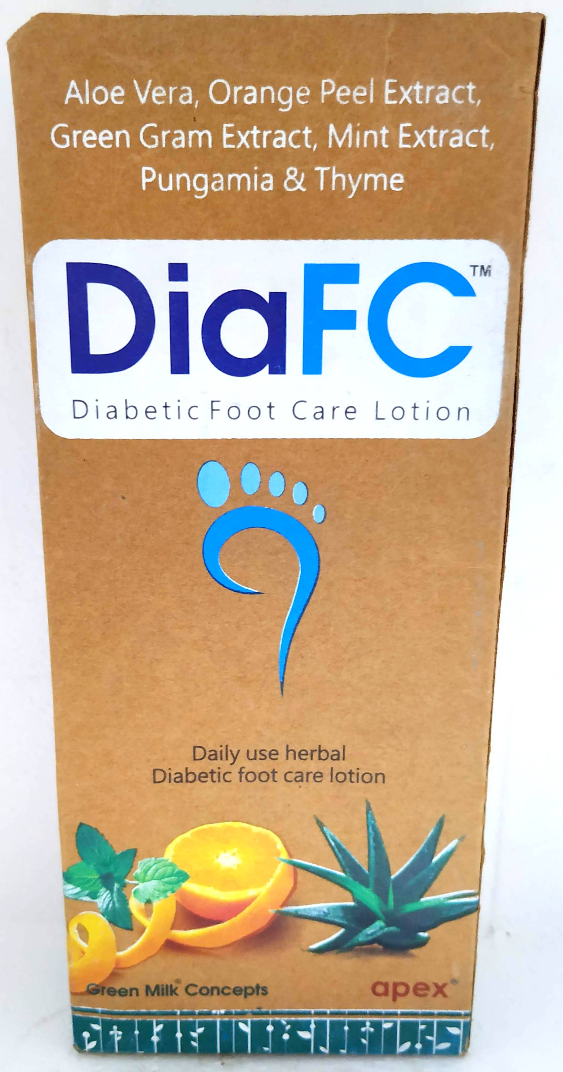 Shop DiaFC Foot Care Lotion 200ml at price 295.00 from Apex Ayurveda Online - Ayush Care