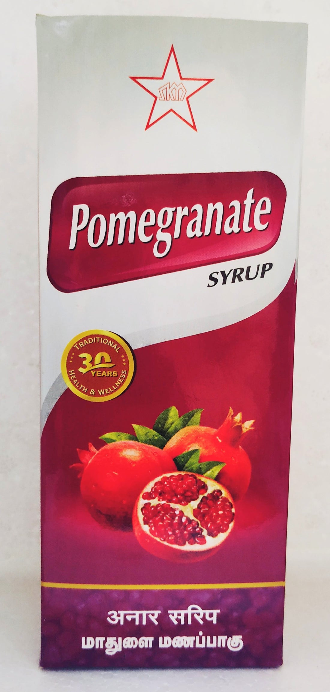 Shop SKM Pomegranate Syrup 200ml at price 197.00 from SKM Online - Ayush Care