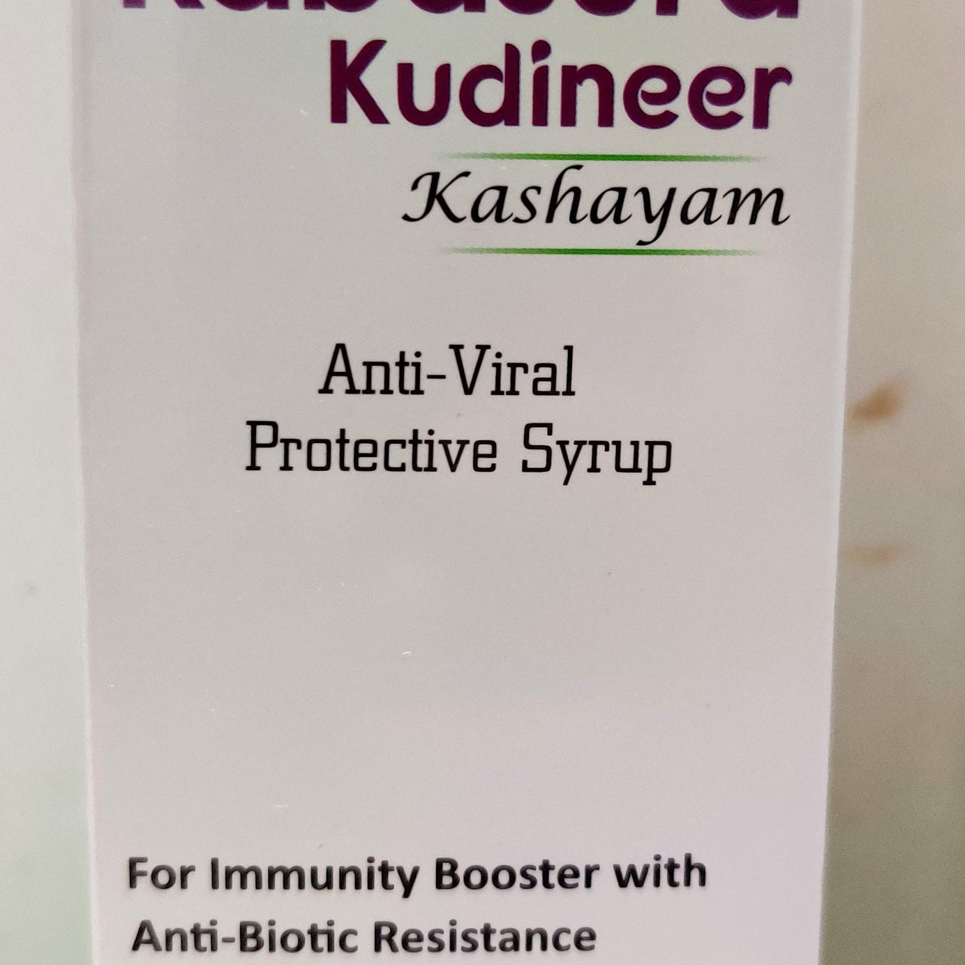 Shop Kabasura Kudineer Kashayam 100ml at price 95.00 from MB Pharma Online - Ayush Care