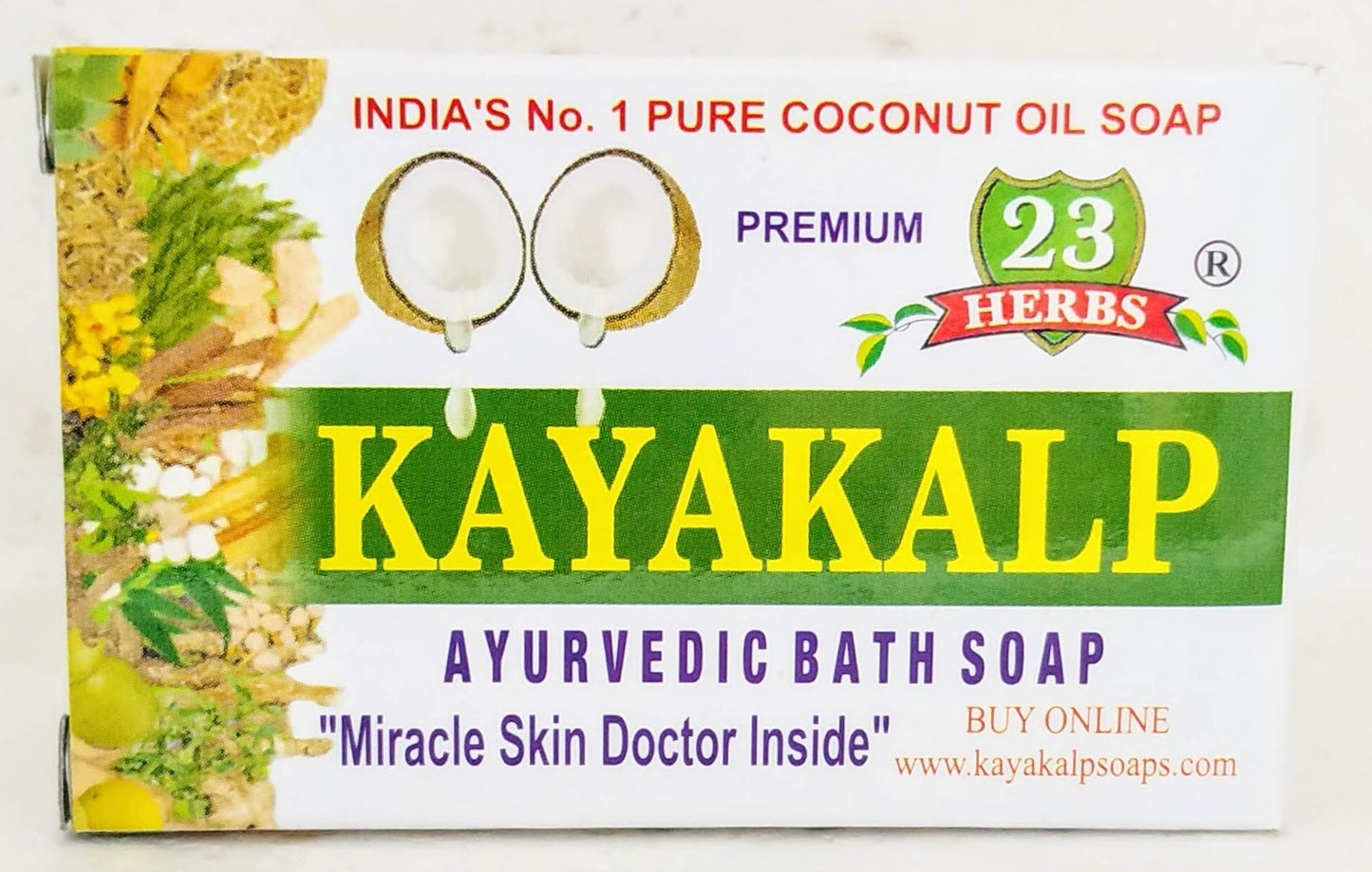 shop kayakalpam soap 75gm at price 41.00 from nagajothi herbals online - ayush care