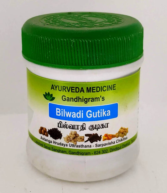 Shop Bilwadi Gutika Tablets - 50gm at price 112.00 from Lakshmi Seva Sangham Online - Ayush Care
