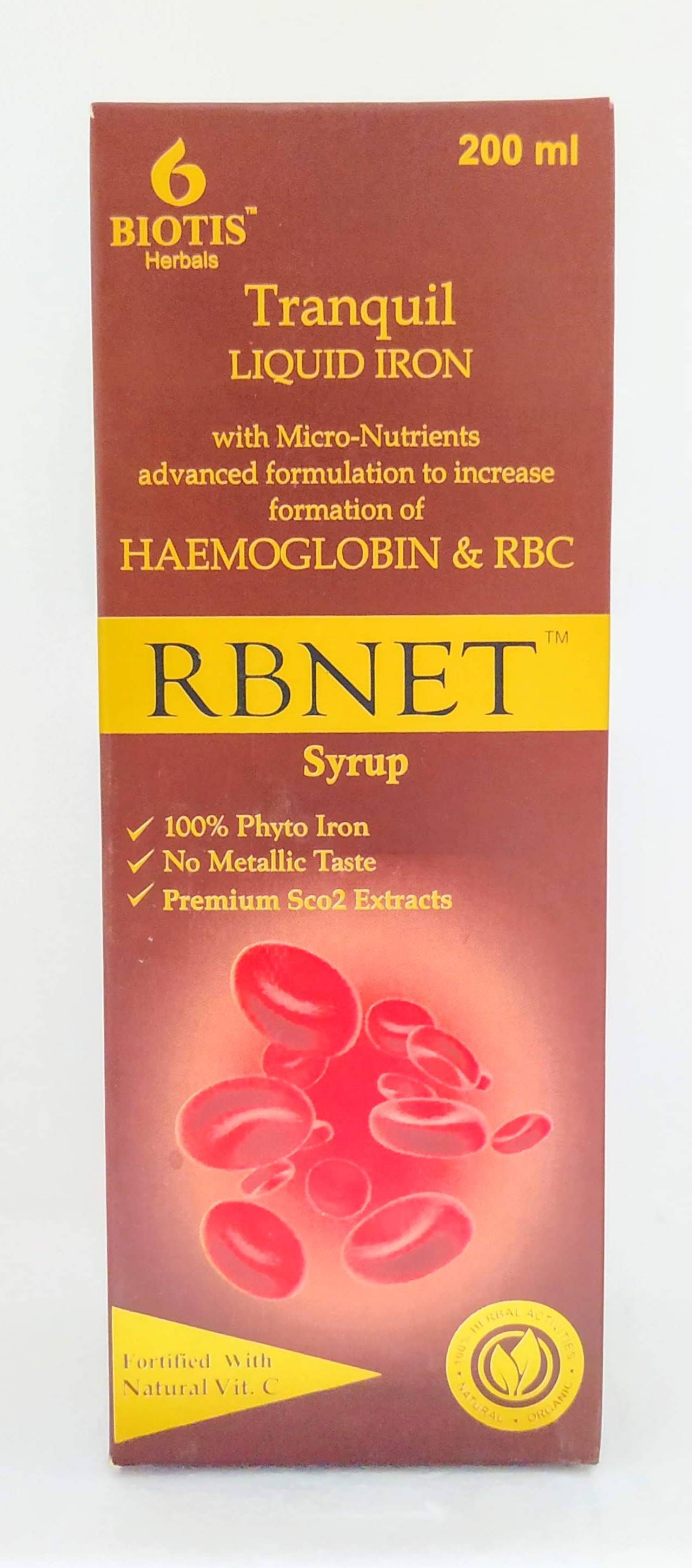 shop rbnet syrup 200ml at price 162.00 from biotis online - ayush care