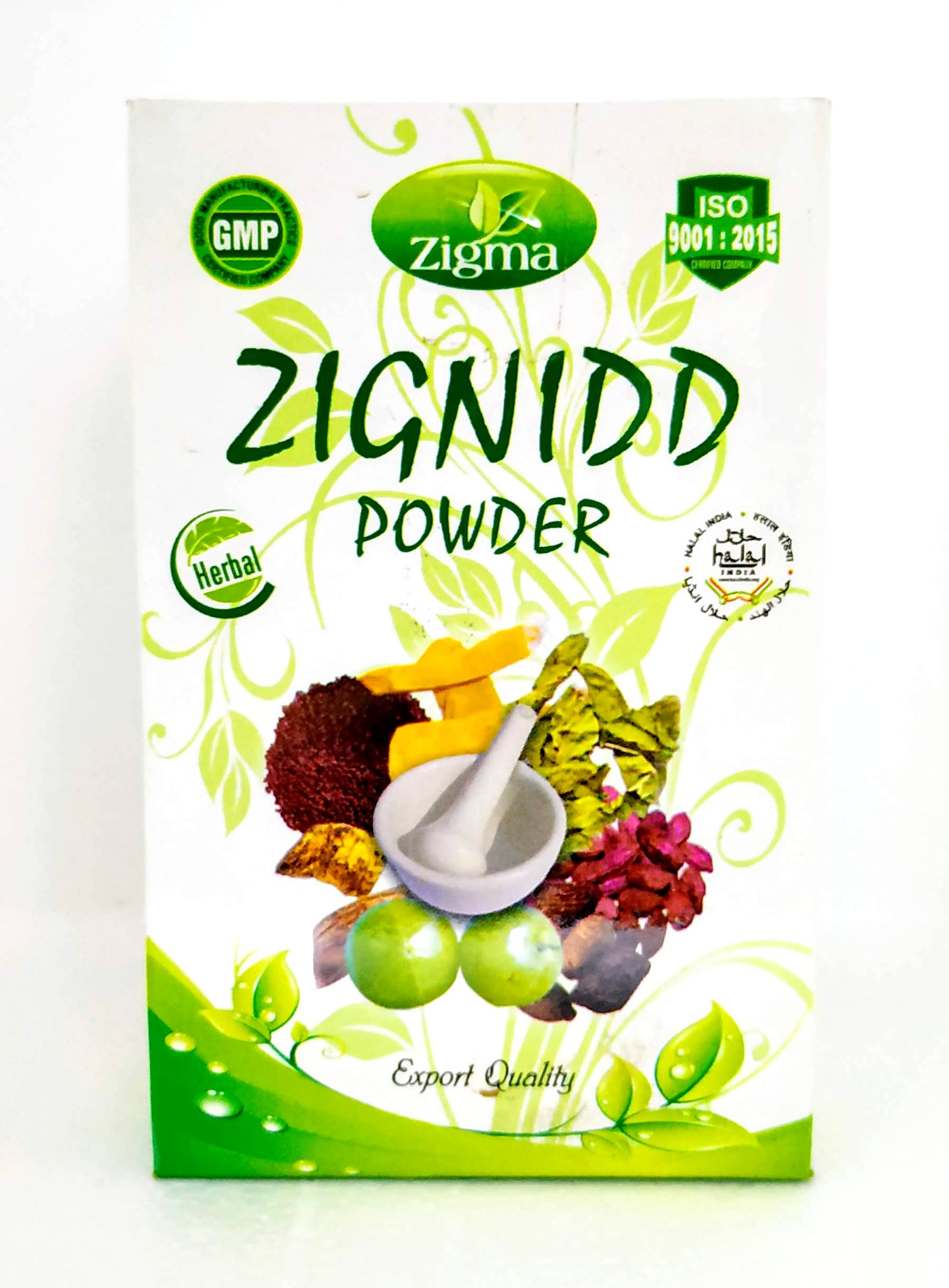 Shop Zignidd Powder 100gm at price 185.00 from Zigma Online - Ayush Care