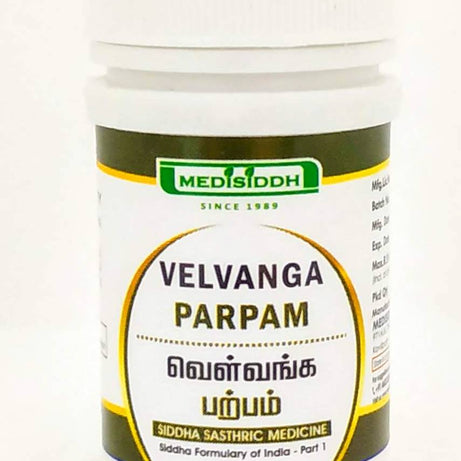 Shop Velvanga Parpam 10gm at price 286.00 from Medisiddh Online - Ayush Care