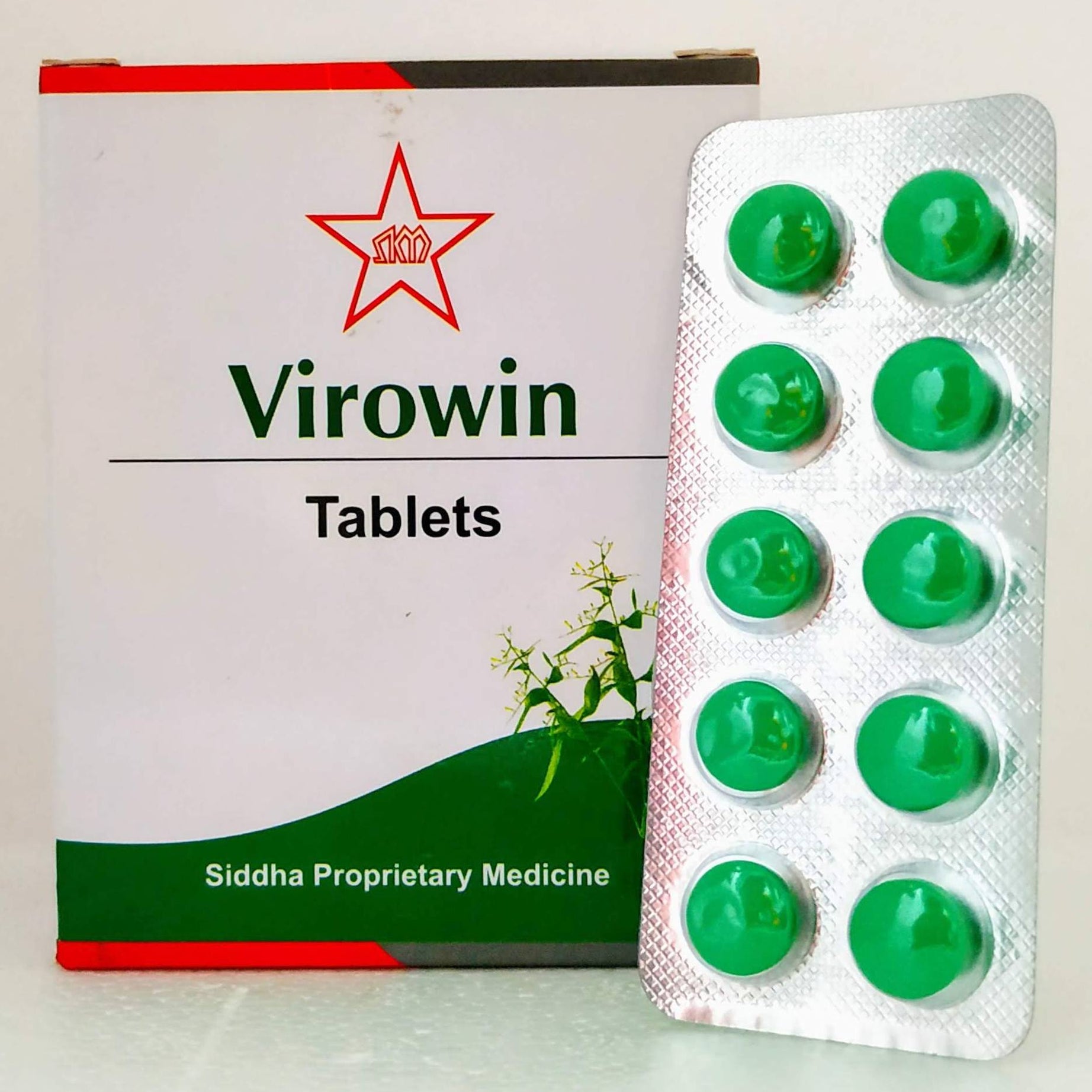 Shop Virowin Tablets - 10Tablets at price 42.00 from SKM Online - Ayush Care
