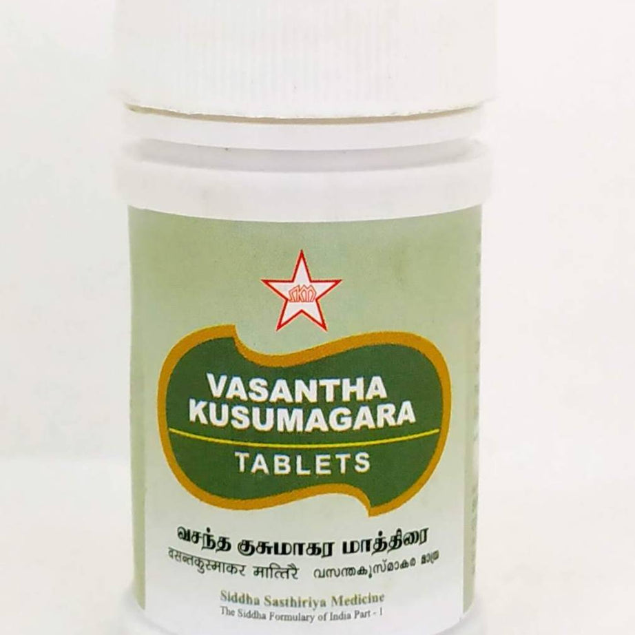 Shop Vasantha Kusumagara Tablets - 100Tablets at price 118.00 from SKM Online - Ayush Care