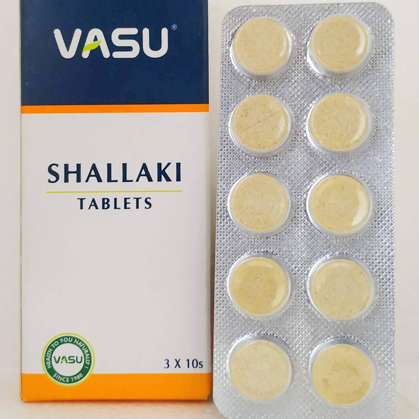 Shop Shallaki Tablets - 10Tablets at price 50.00 from Vasu herbals Online - Ayush Care