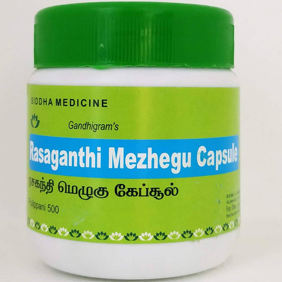 Shop Rasagandhi Mezhugu - 60Capsules at price 129.00 from Lakshmi Seva Sangham Online - Ayush Care