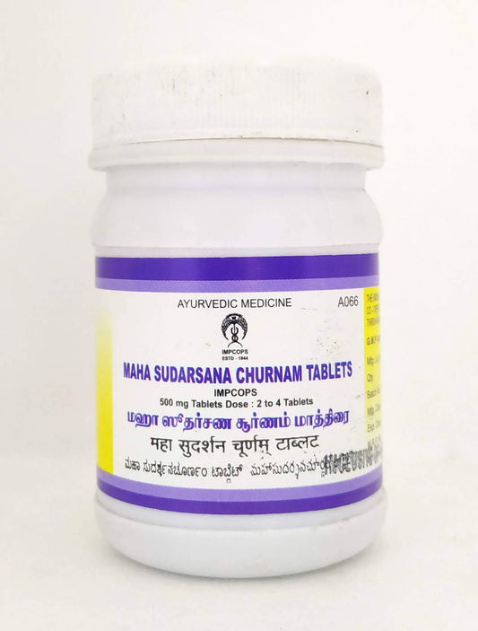 Shop Impcops Mahasudarshana Churnam Tablet - 100Tablets at price 139.00 from Impcops Online - Ayush Care