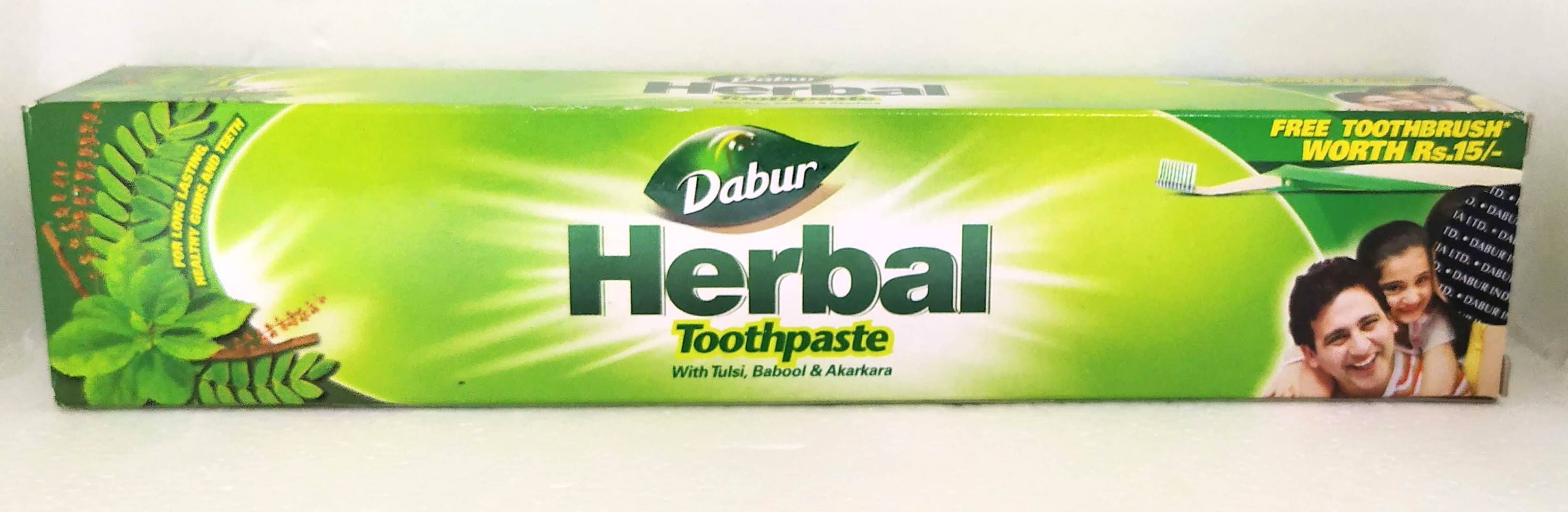Shop Dabur Herbal Toothpaste 100gm at price 50.00 from Dabur Online - Ayush Care