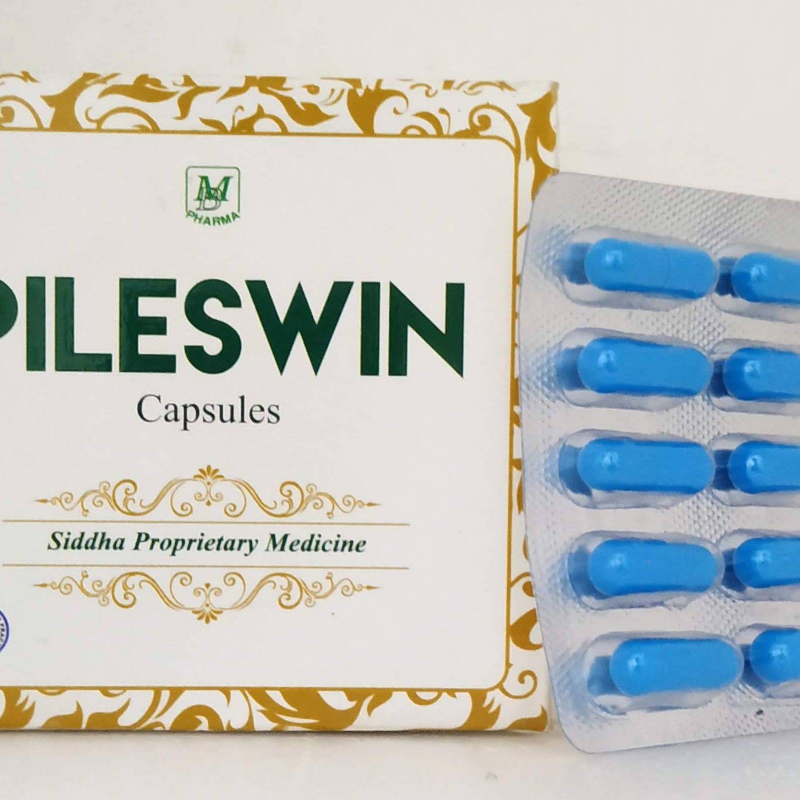 Shop Pileswin Capsules - 10Capsules at price 127.00 from MB Pharma Online - Ayush Care