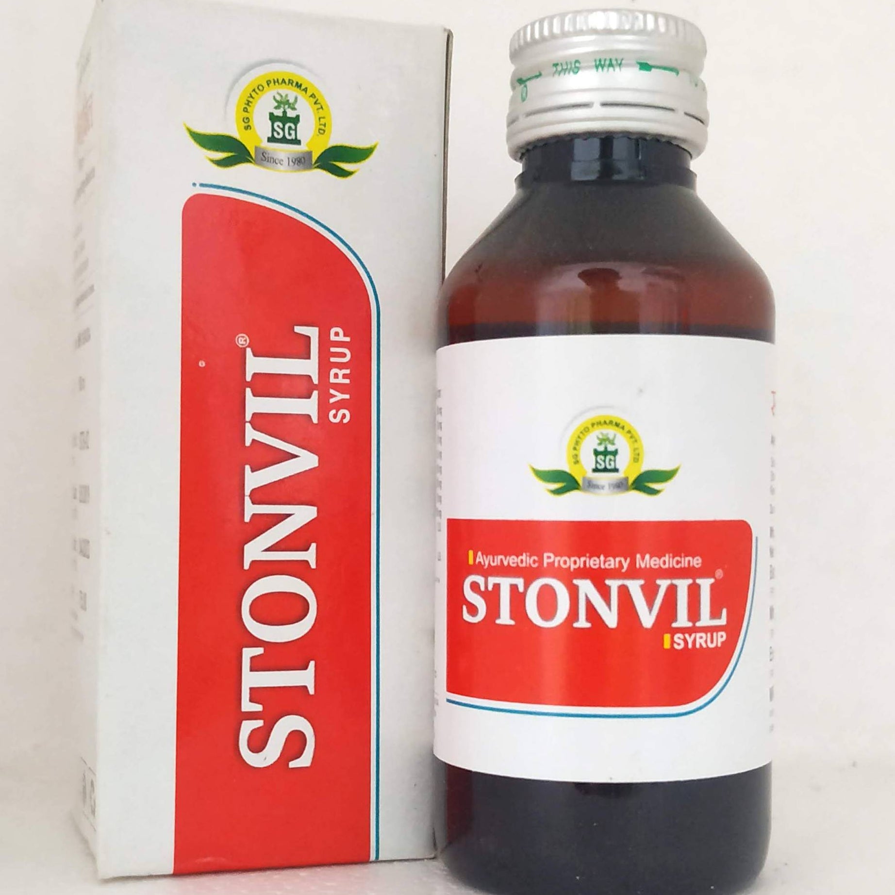 Shop Stonvil Syrup 100ml at price 90.00 from SG Phyto Online - Ayush Care