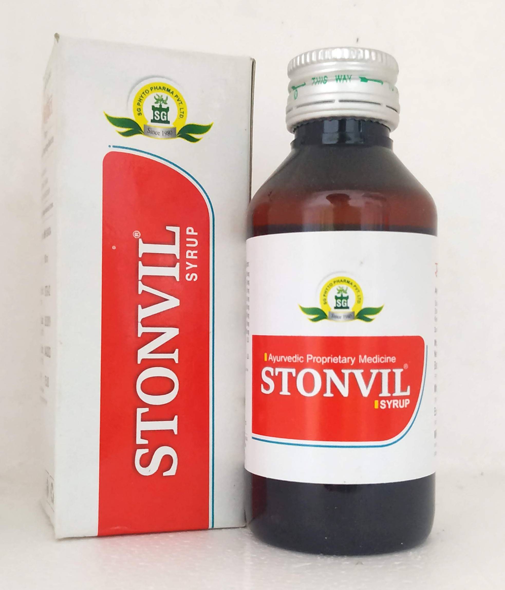Shop Stonvil Syrup 100ml at price 90.00 from SG Phyto Online - Ayush Care