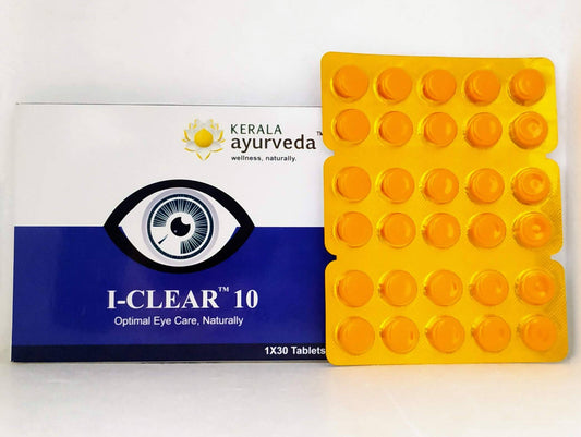 Shop I-Clear 10 Tablets - 30Tablets at price 360.00 from Kerala Ayurveda Online - Ayush Care
