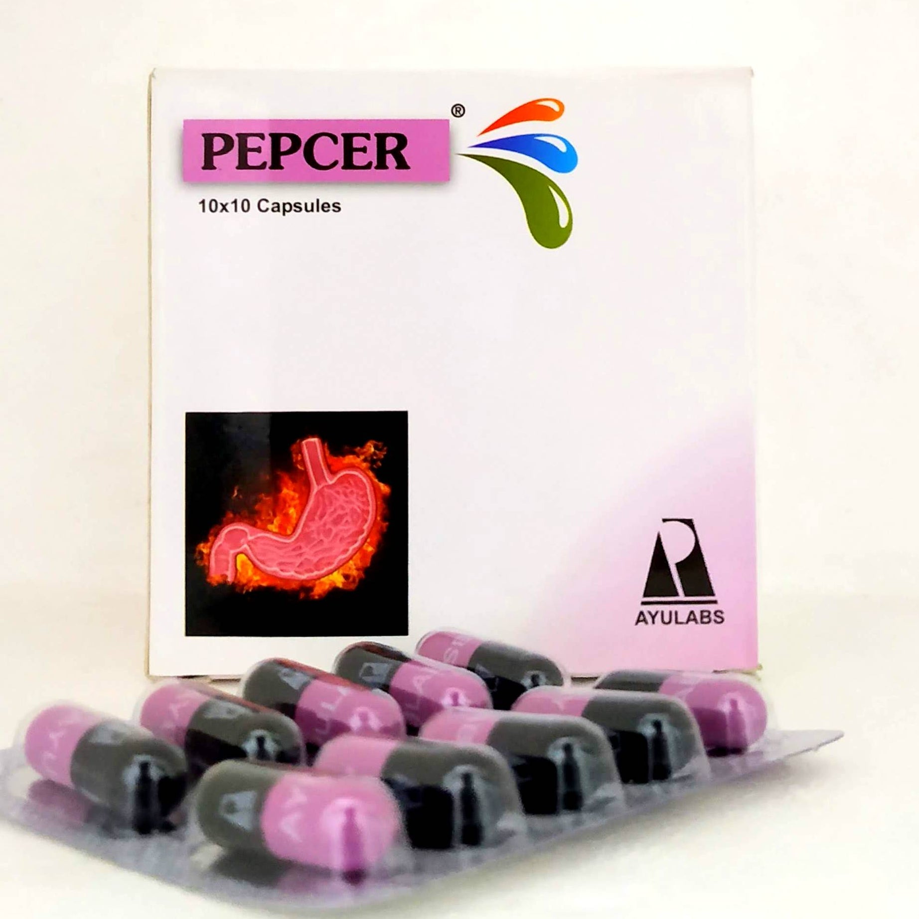 Shop Pepcer Capsules - 10Capsules at price 40.00 from Ayulabs Online - Ayush Care