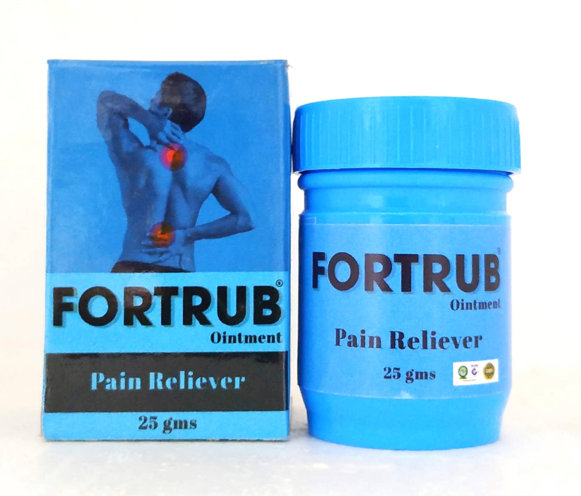 Shop Fortrub Ointment 25gm at price 80.00 from Fort Herbal Drugs Online - Ayush Care