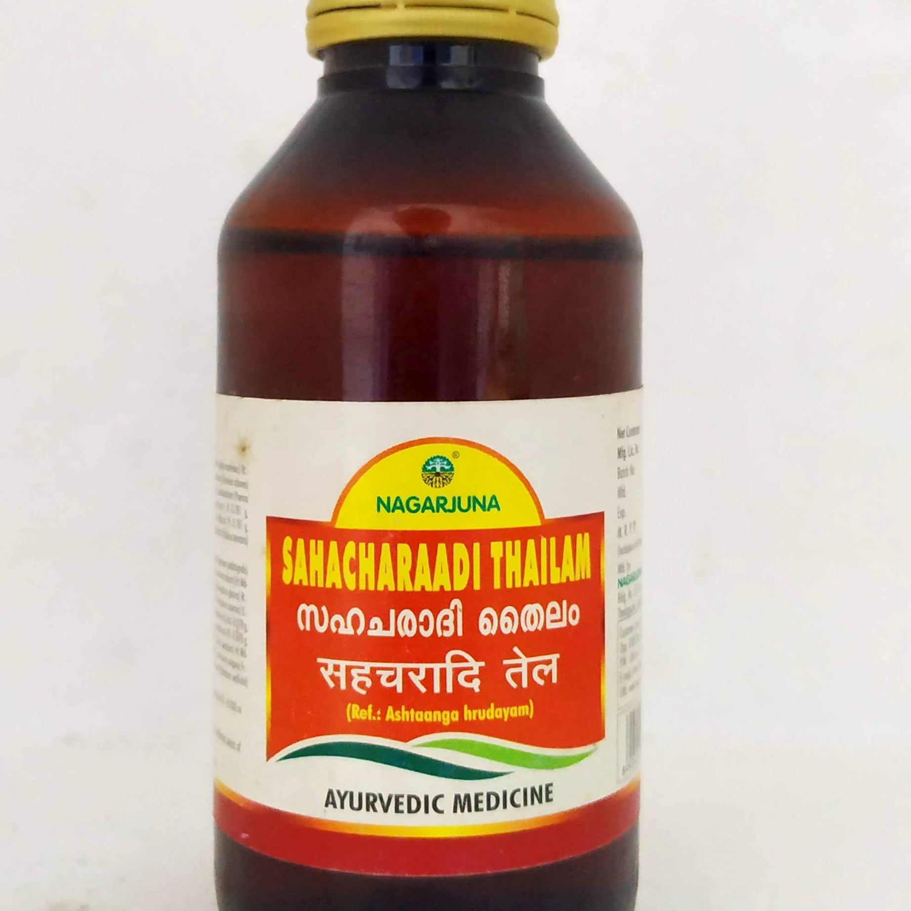 Shop Sahacharadi Thailam 100ml at price 95.00 from Nagarjuna Online - Ayush Care