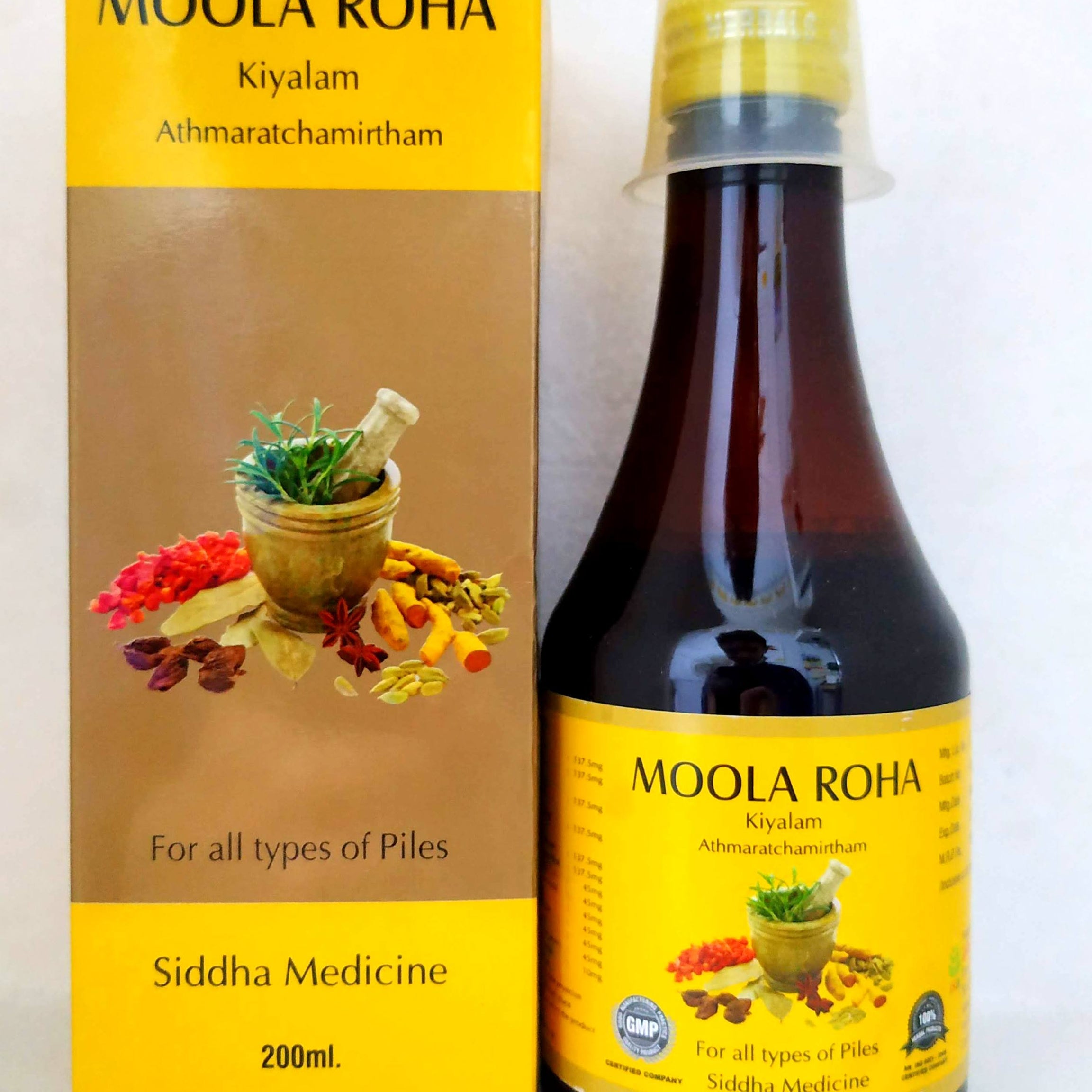Shop Moola roha kiyalam 200ml at price 156.00 from Jaisurya Herbals Online - Ayush Care
