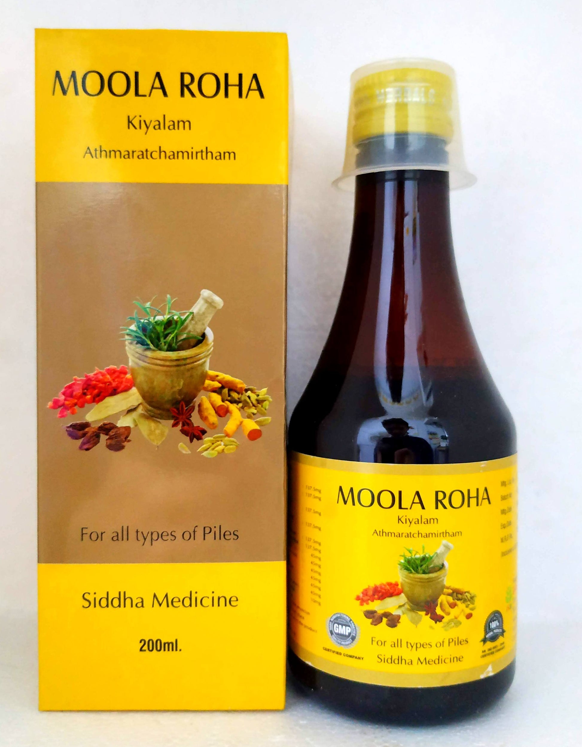 Shop Moola roha kiyalam 200ml at price 156.00 from Jaisurya Herbals Online - Ayush Care