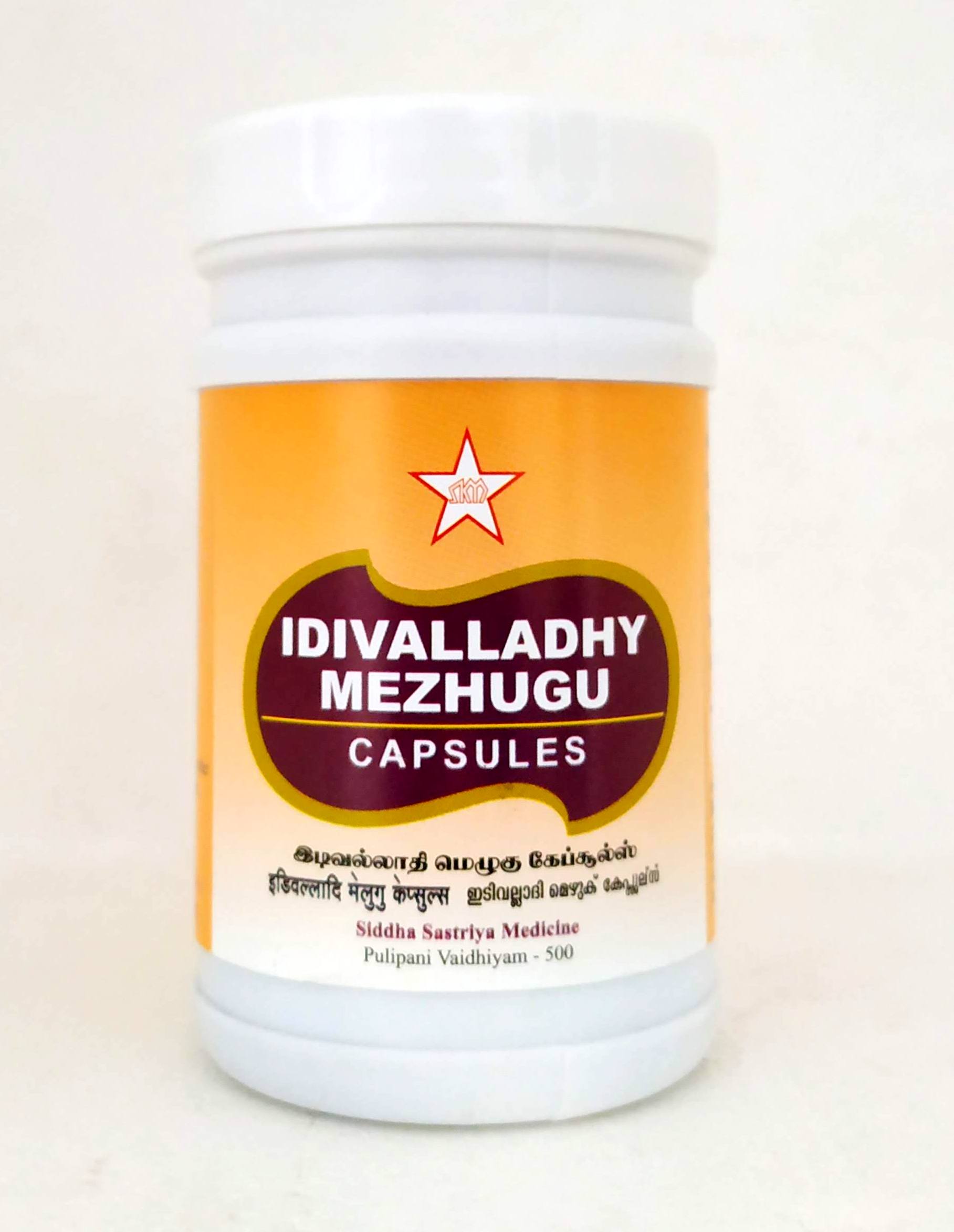 Shop Idivallathy mezhugu capsules - 60Capsules at price 175.00 from SKM Online - Ayush Care