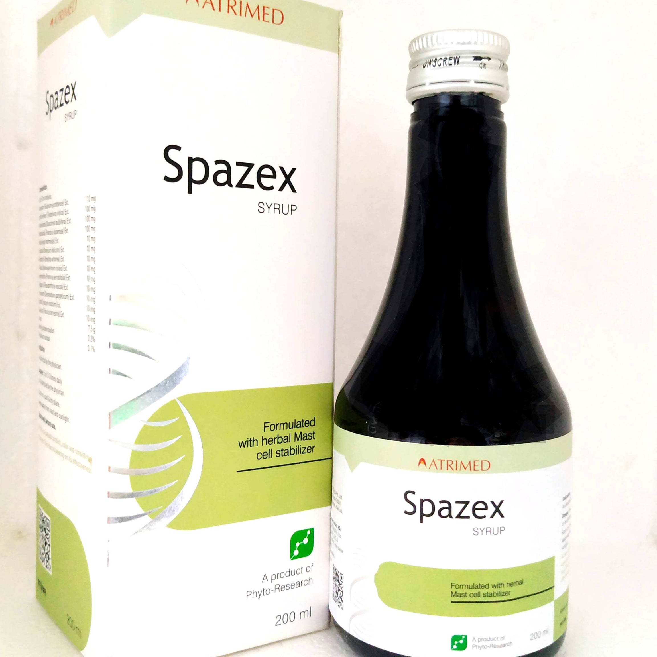 Shop Spazex Syrup 200ml at price 130.00 from Atrimed Online - Ayush Care
