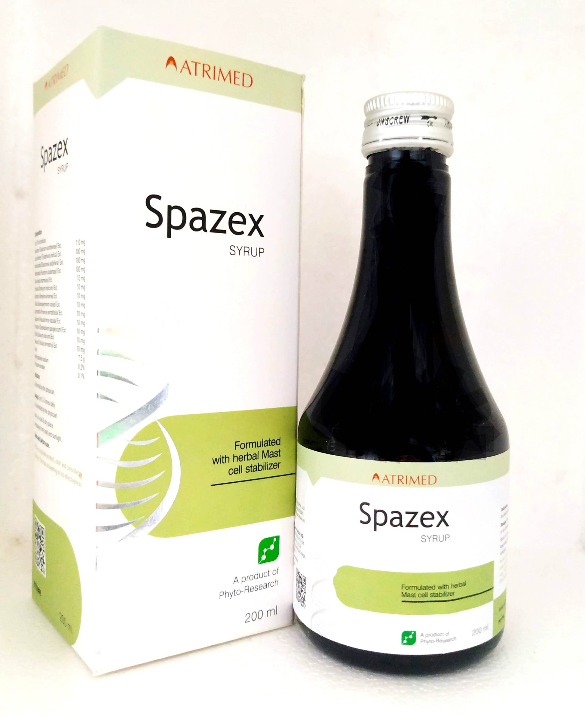 Shop Spazex Syrup 200ml at price 130.00 from Atrimed Online - Ayush Care