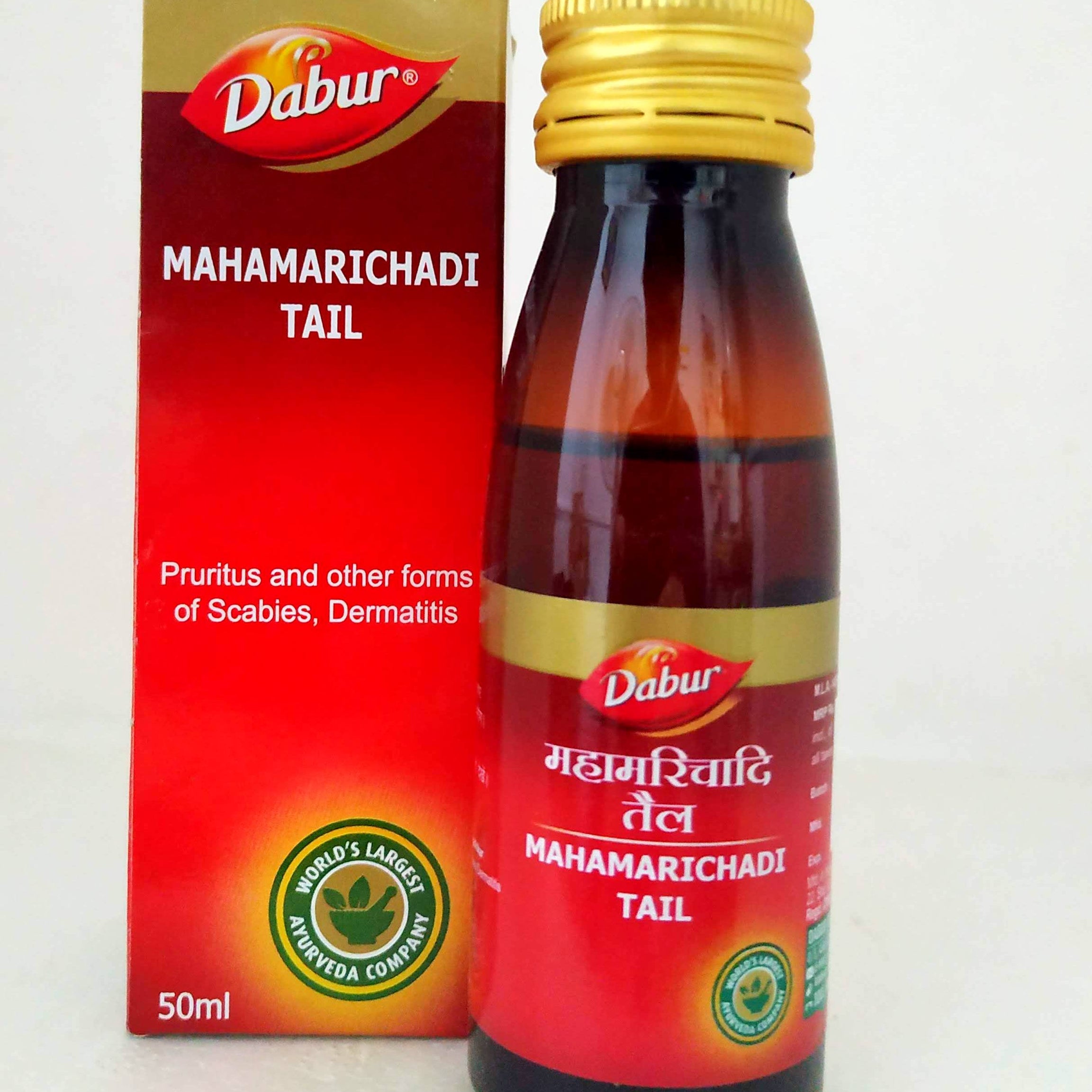 Shop Dabur Mahamarichadi Thailam 50ml at price 102.00 from Dabur Online - Ayush Care