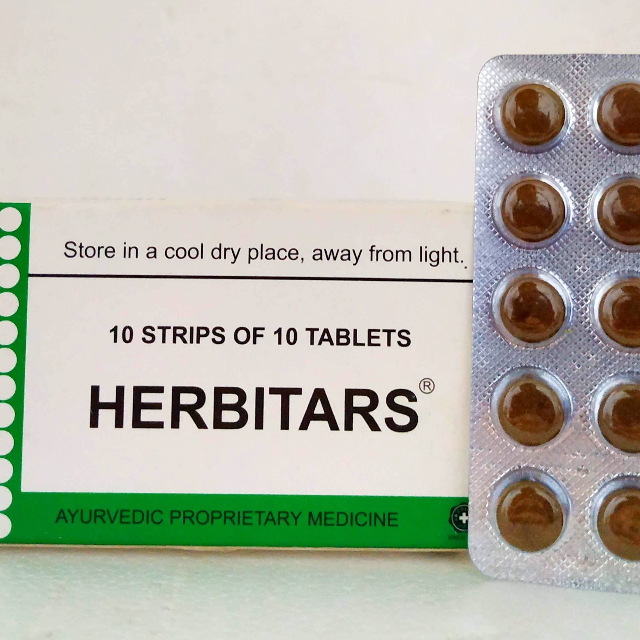 Shop Herbitars Tablets - 10Tablets at price 14.00 from JJ Dechane Online - Ayush Care