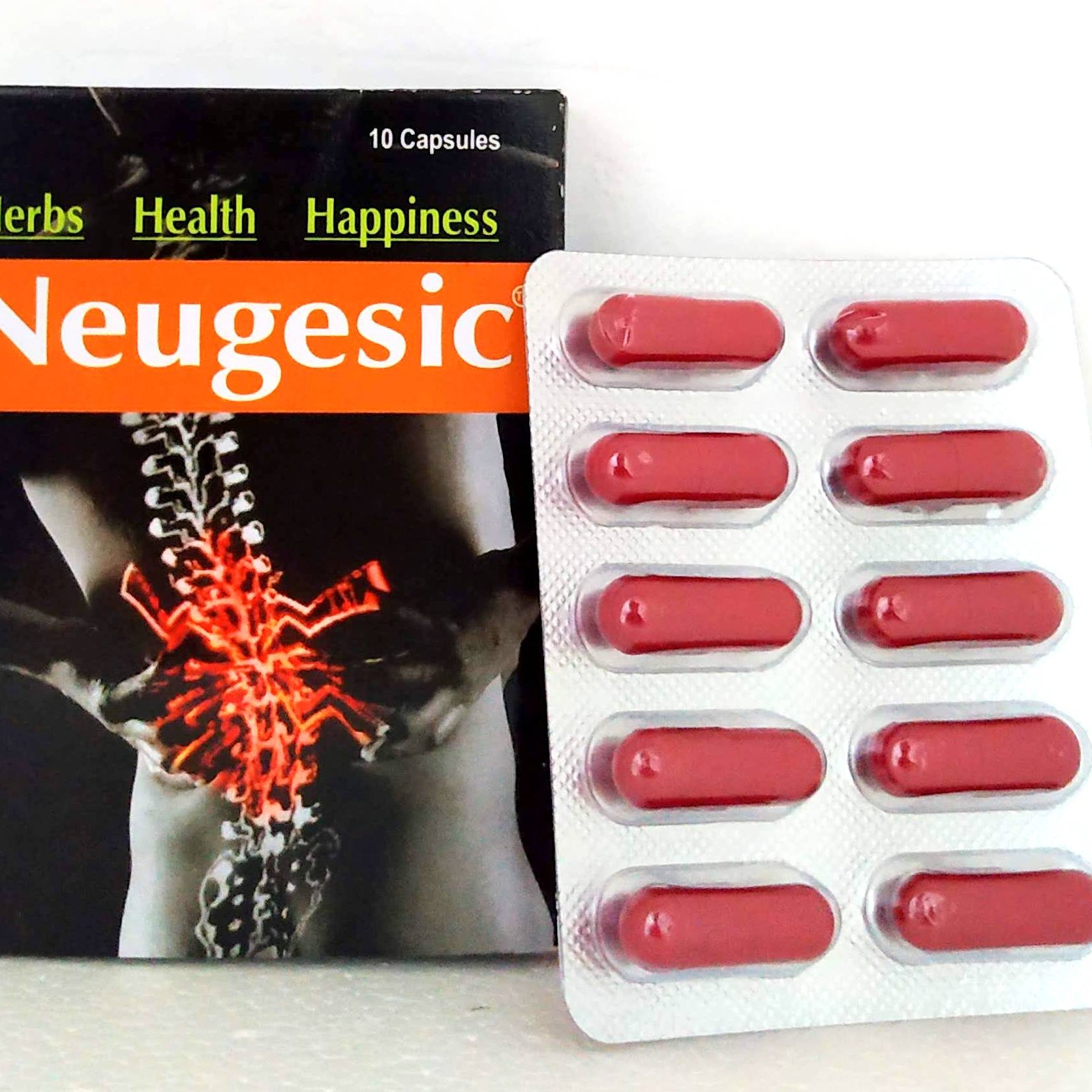 Shop Neugesic Capsules - 10Capsules at price 65.00 from Nisarg Pharma Online - Ayush Care