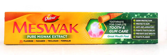 Shop Dabur Meswak Toothpaste 100gm at price 52.00 from Dabur Online - Ayush Care