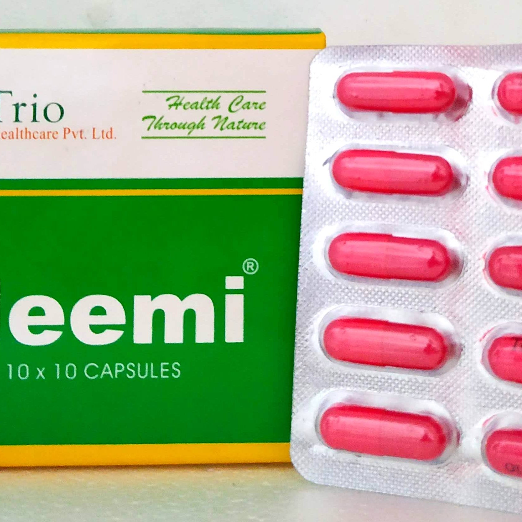 Shop Neemi capsules - 10Capsules at price 45.00 from Trio Online - Ayush Care