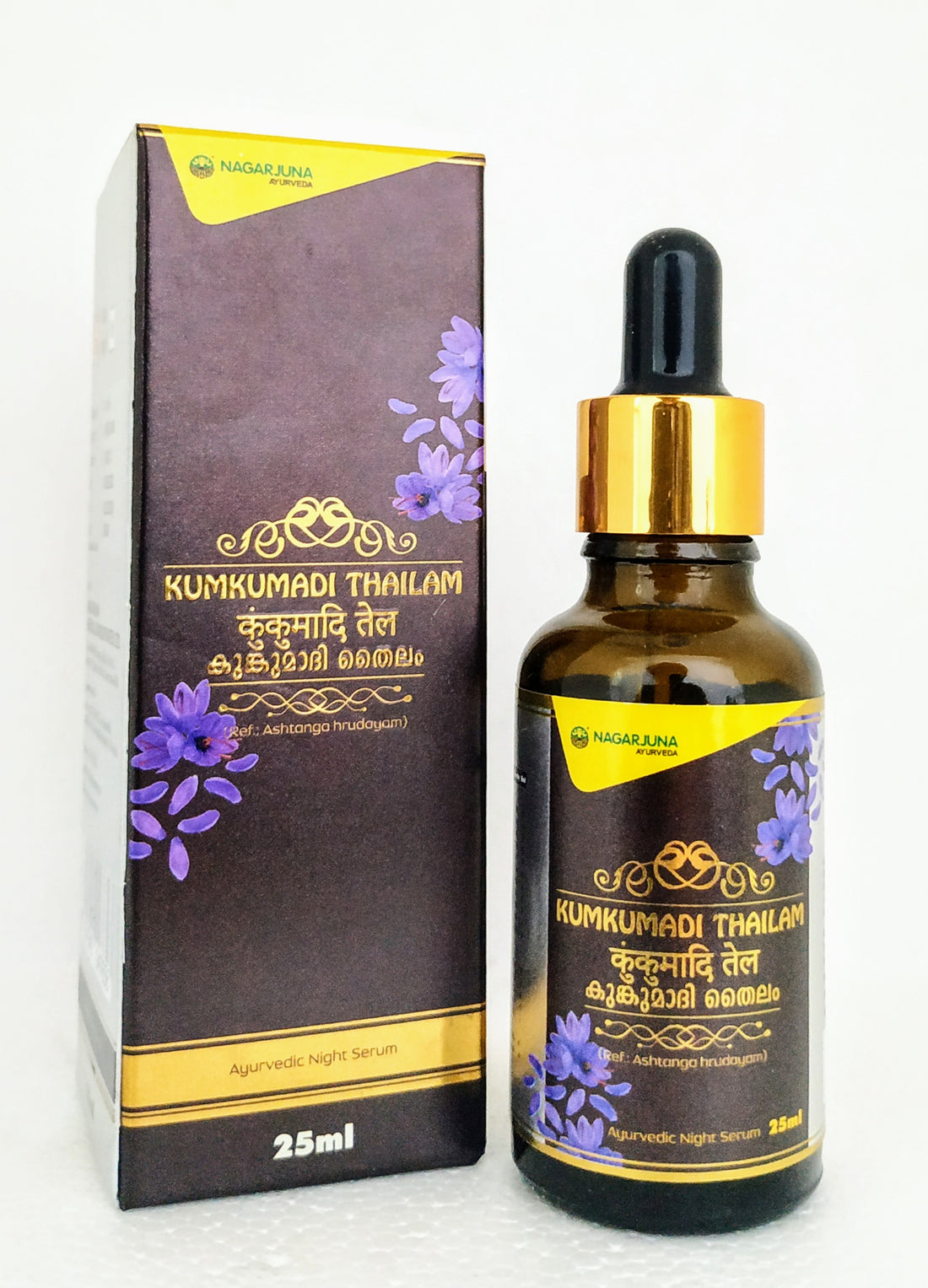 Shop Nagarjuna Kumkumadi Tailam 25ml at price 300.00 from Nagarjuna Online - Ayush Care