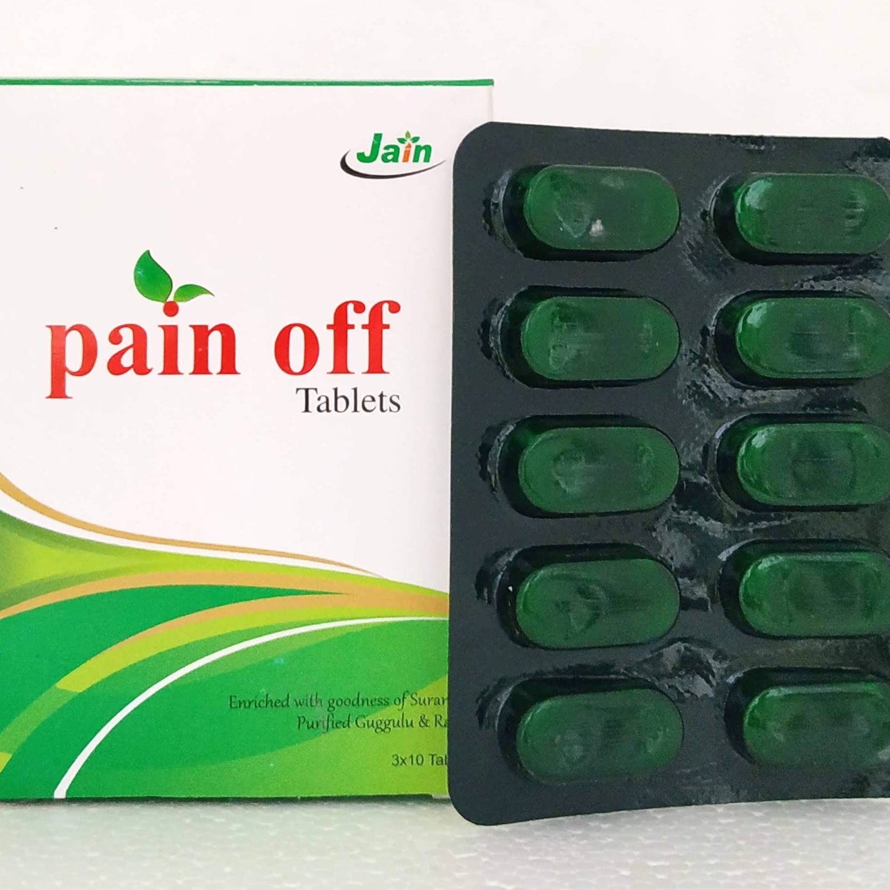Shop Pain off Tablets - 10Tablets at price 40.00 from Jain Online - Ayush Care