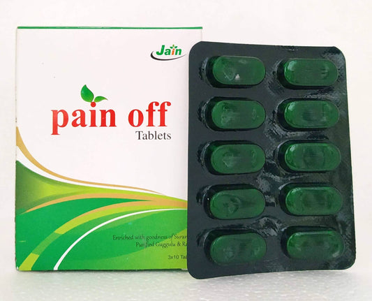 Shop Pain off Tablets - 10Tablets at price 40.00 from Jain Online - Ayush Care