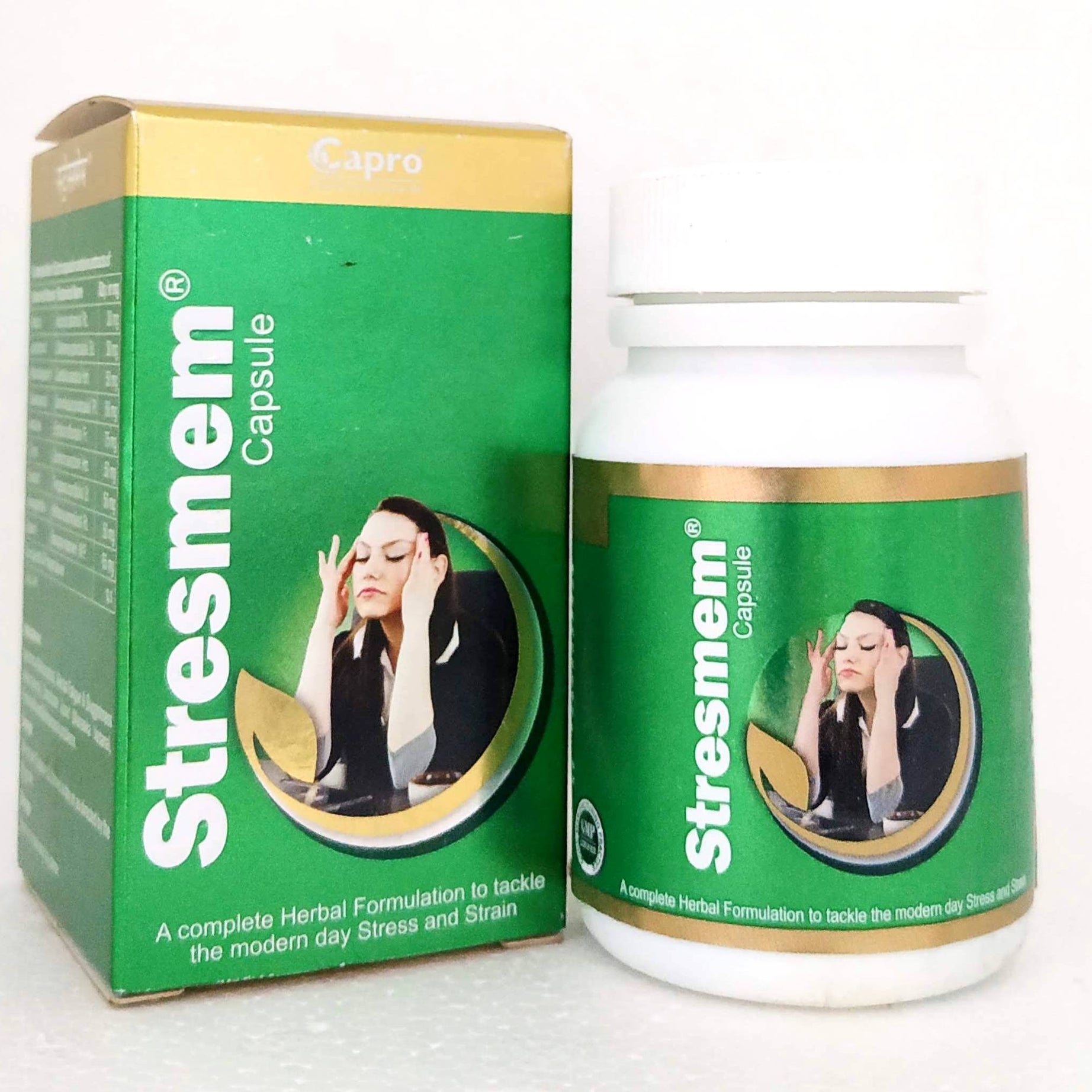 Shop Stressmem capsules - 60capsules at price 523.00 from Capro Online - Ayush Care