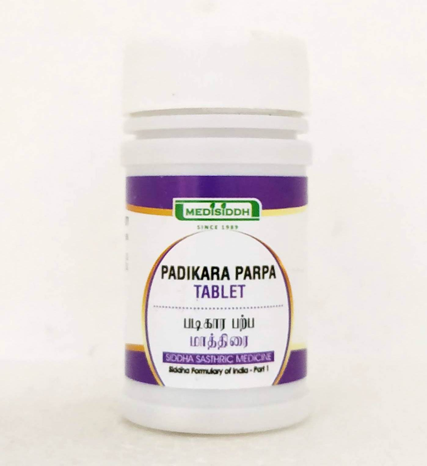 Shop Padikara parpam tablets - 100tablets at price 90.00 from Medisiddh Online - Ayush Care