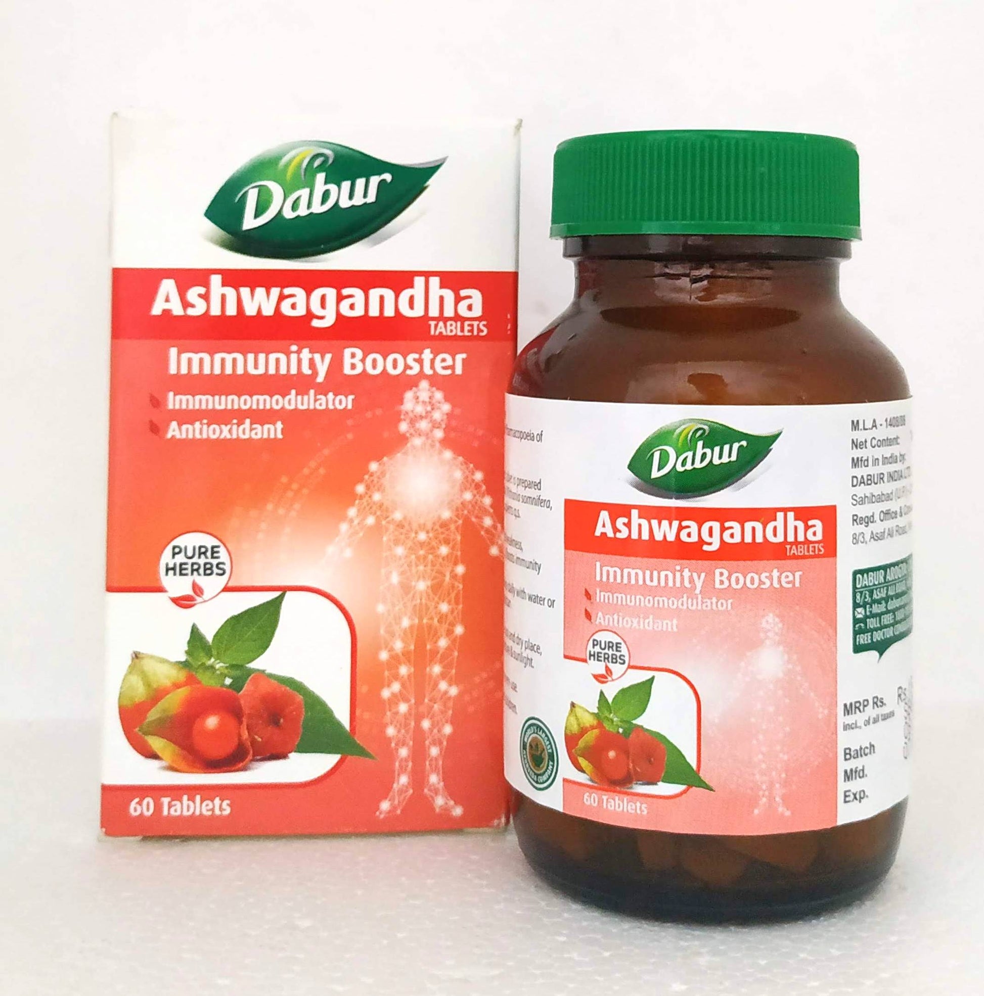 Shop Ashwagandha tablets - 60tablets at price 150.00 from Dabur Online - Ayush Care