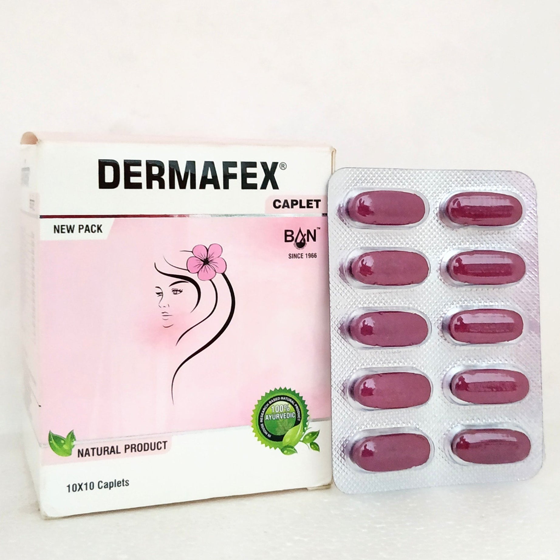 Shop Banlab Dermafex 10Caplets at price 57.50 from Banlabs Online - Ayush Care