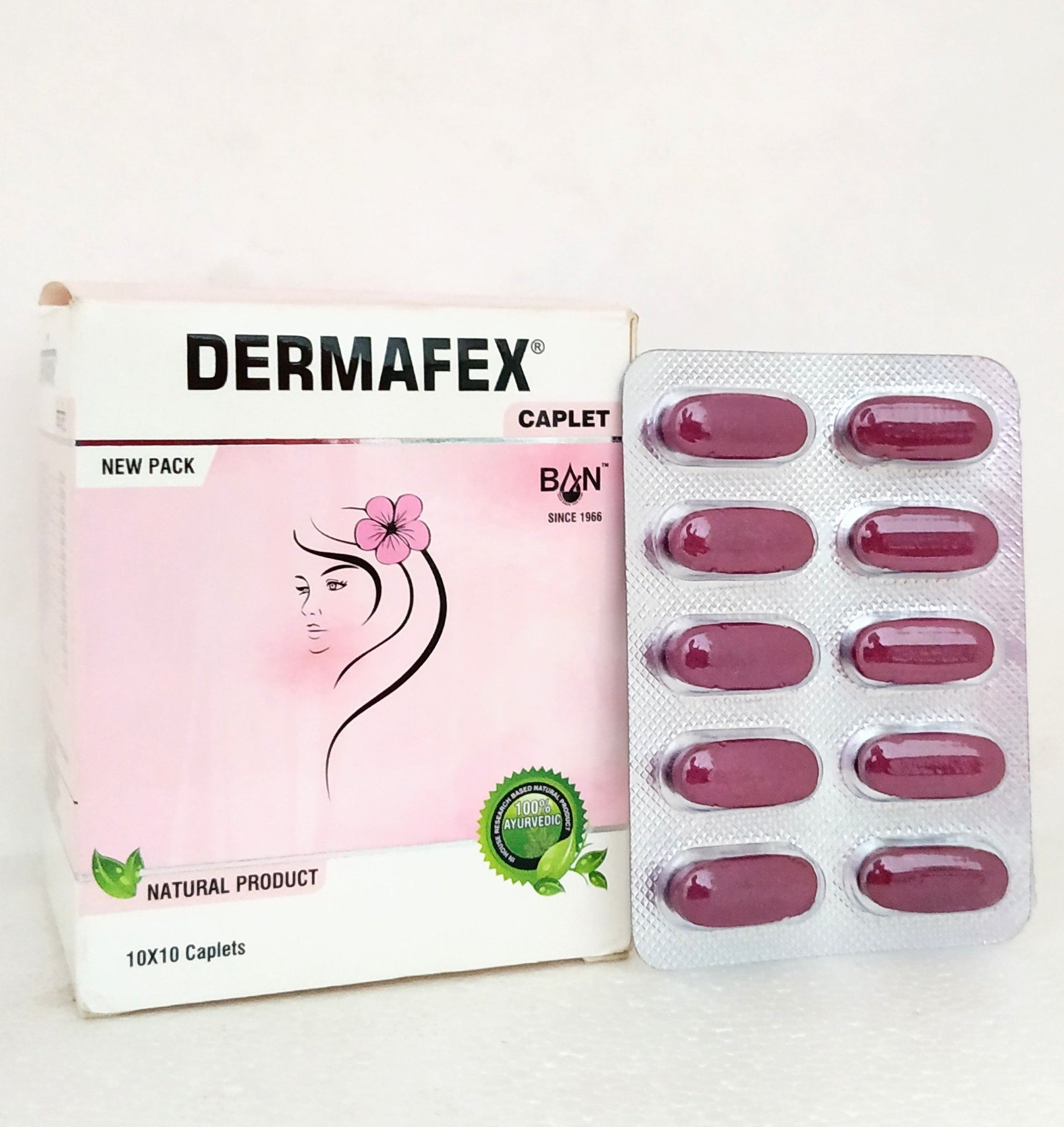Shop Banlab Dermafex 10Caplets at price 57.50 from Banlabs Online - Ayush Care