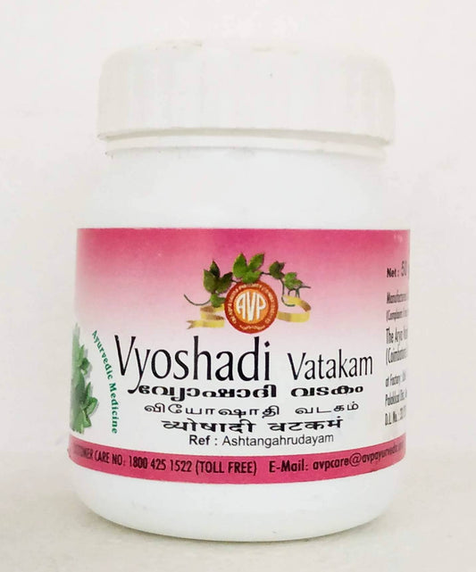 Shop Vyoshadi vatakam tablets - 50gm at price 38.00 from AVP Online - Ayush Care