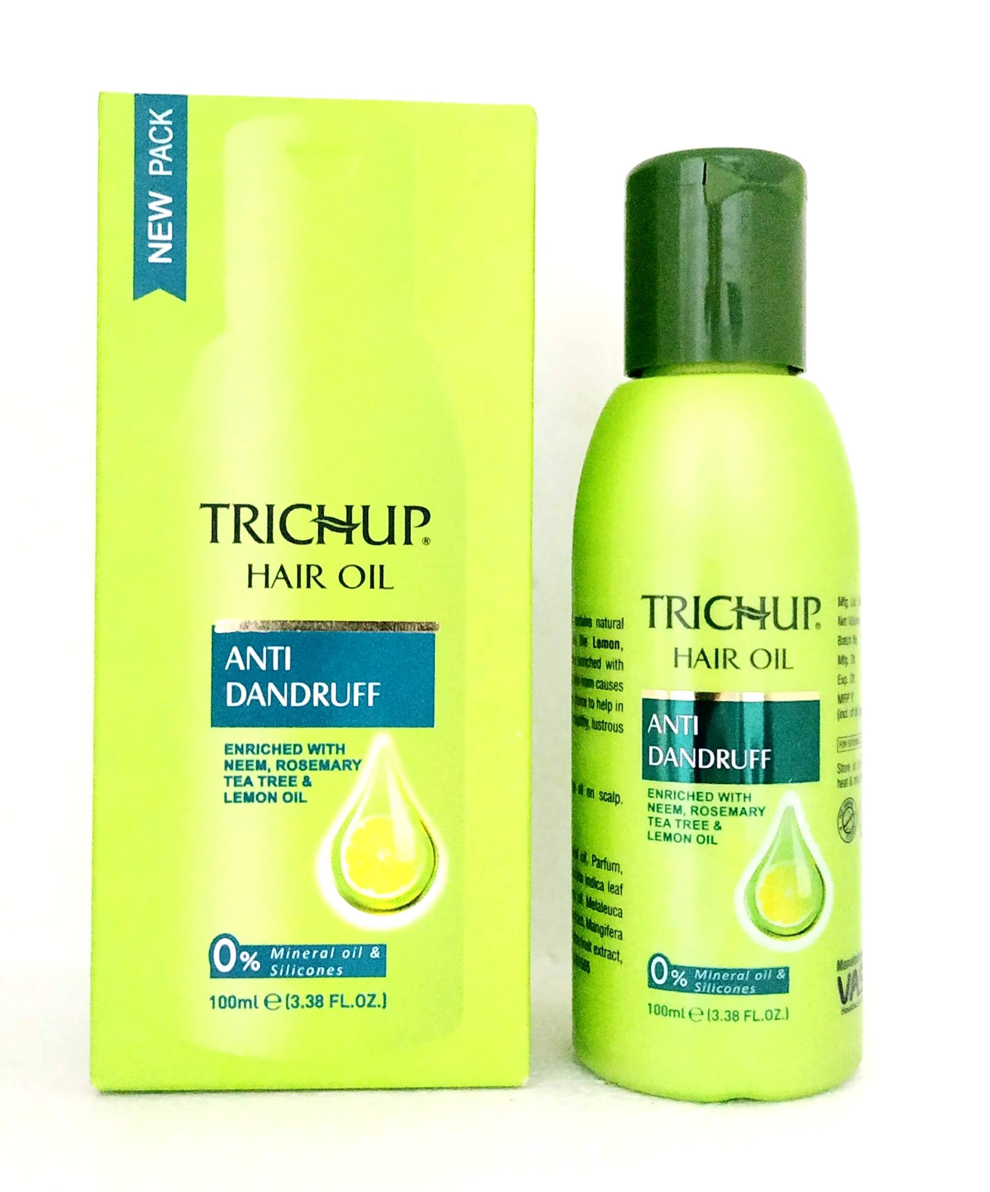 Shop Trichup anti dandruff hair oil 100ml at price 160.00 from Vasu herbals Online - Ayush Care