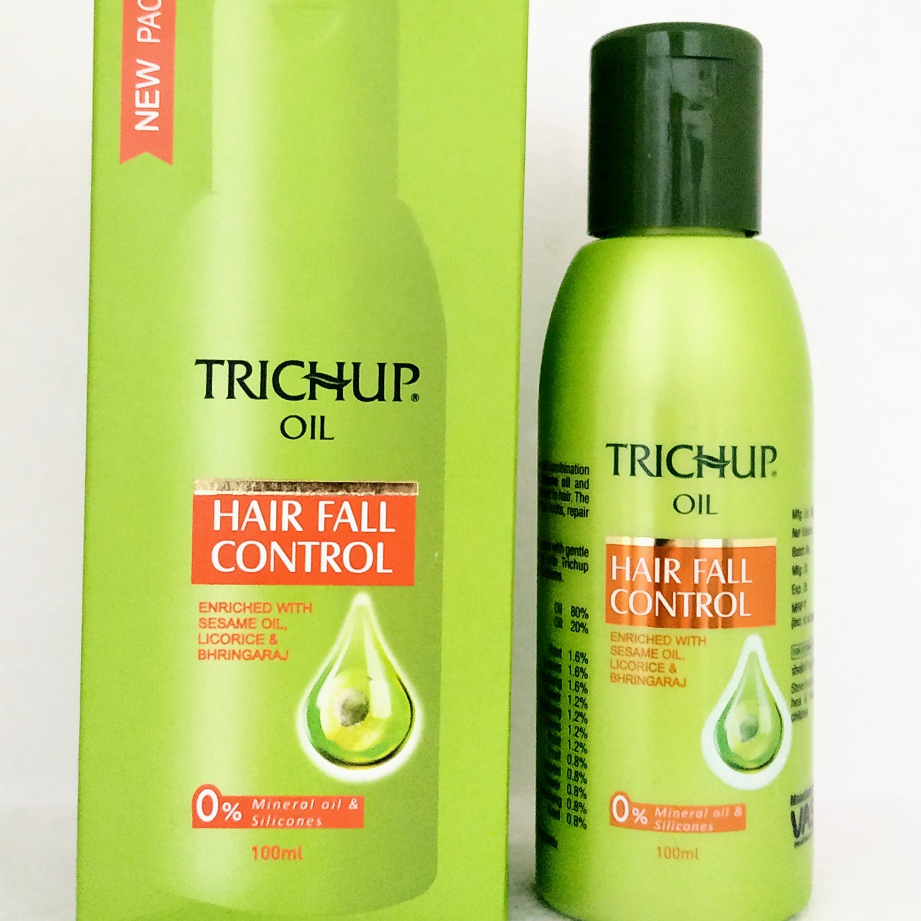 Shop Trichup Hairfall Control Oil 100ml at price 160.00 from Vasu herbals Online - Ayush Care