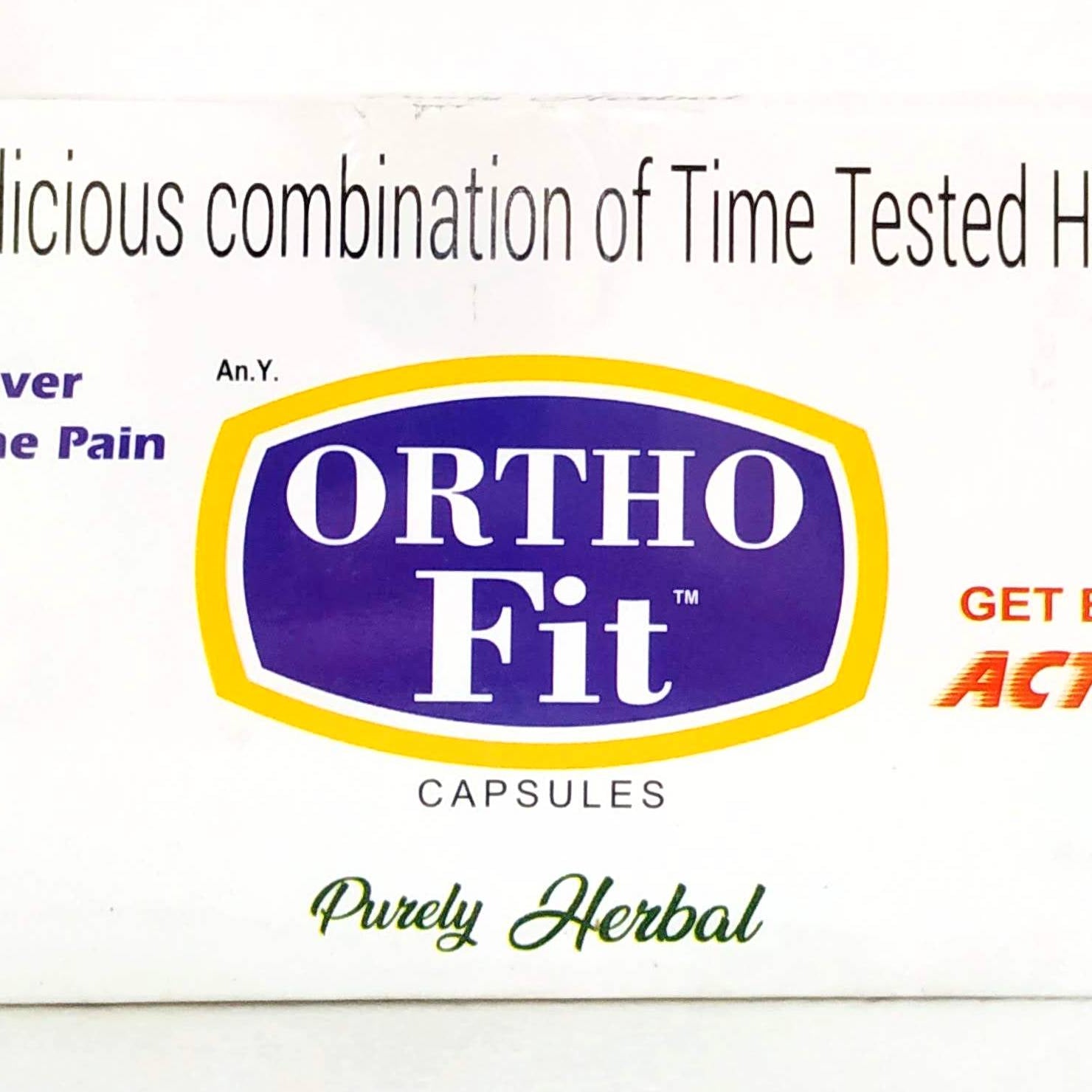 Shop Orthofit capsules - 10Capsules at price 80.00 from Fizikem Online - Ayush Care