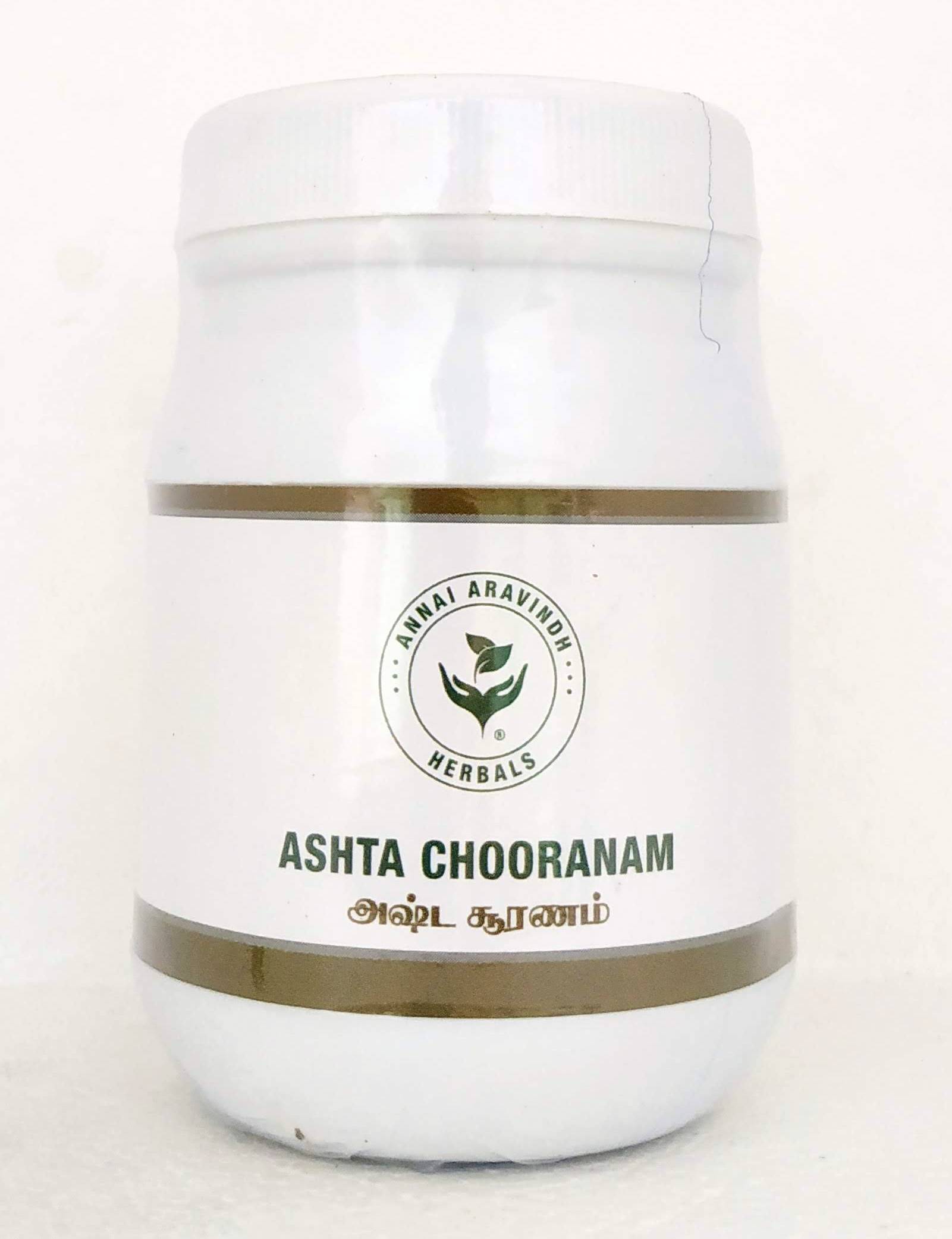 Shop Ashta chooranam 100gm at price 135.00 from Annai Aravindh Online - Ayush Care