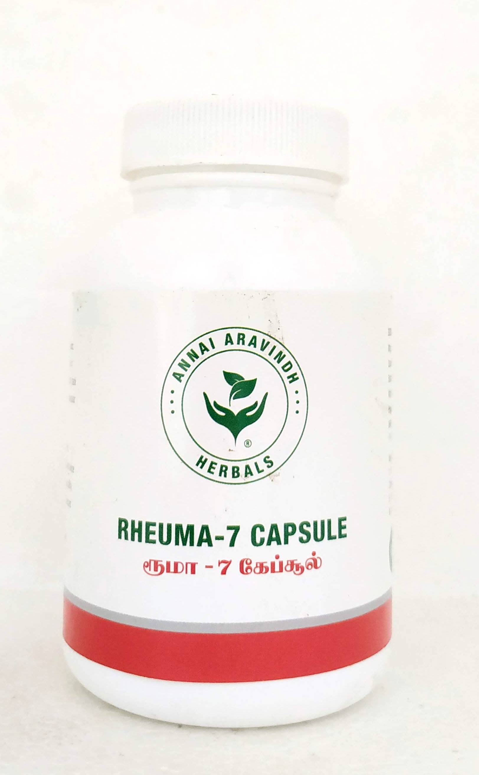Shop Rheuma-7 Capsules - 90Capsules at price 225.00 from Annai Aravindh Online - Ayush Care