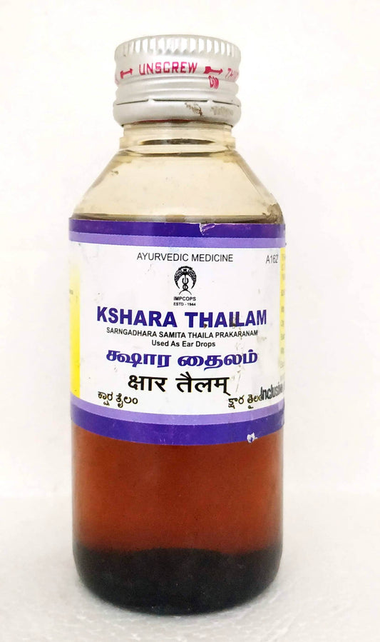 Shop Kshara thailam 100ml at price 178.00 from Impcops Online - Ayush Care