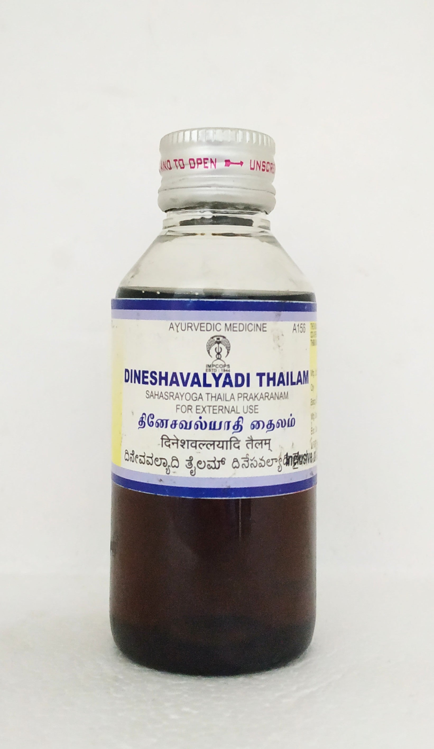 Shop Impcops Dineshvalyadi Thailam 100ml at price 122.00 from Impcops Online - Ayush Care