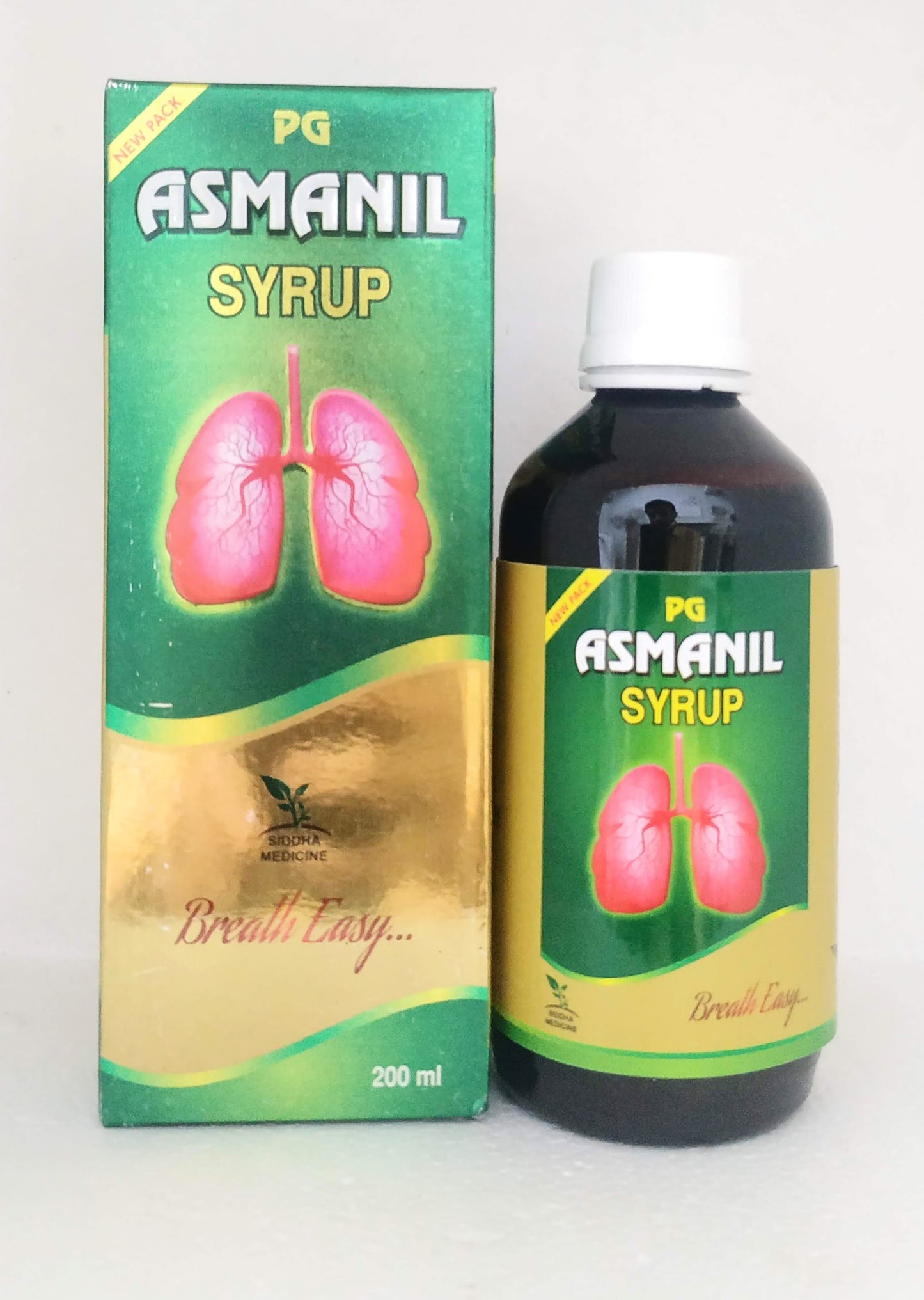 shop asmanil syrup 200ml at price 225.00 from peegee online - ayush care