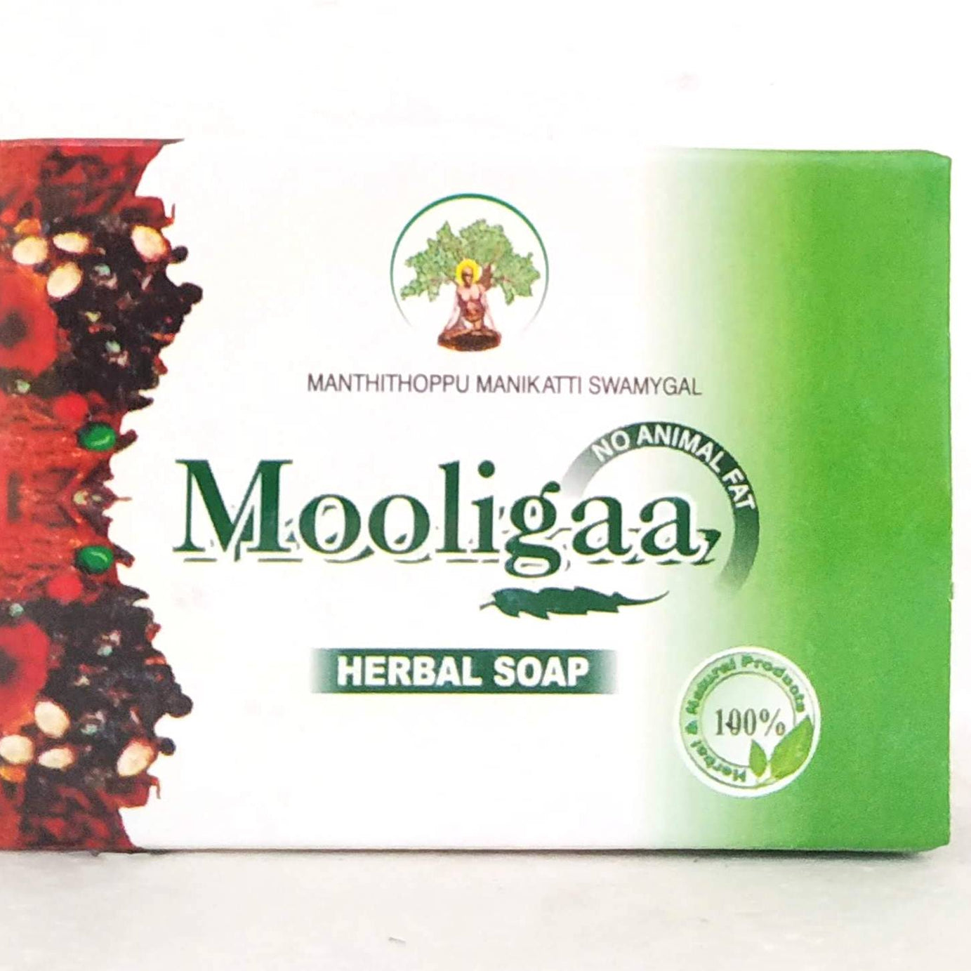 Shop Mooliga herbal soap 75gm at price 34.00 from Manthithoppu Online - Ayush Care